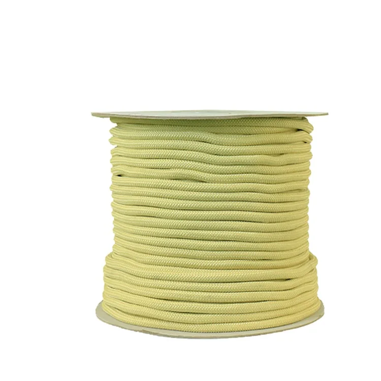 Factory Wholesale  High Temperature Resistant Aramid Fiber Braided Mooring Rope