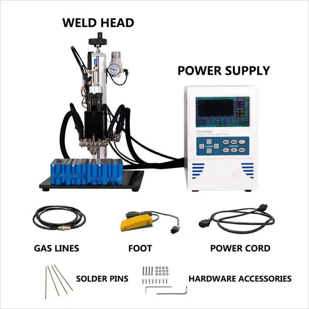 Top quality induction welding machine mini spot welding machine 18650 battery benchtop lithium ion tack welder