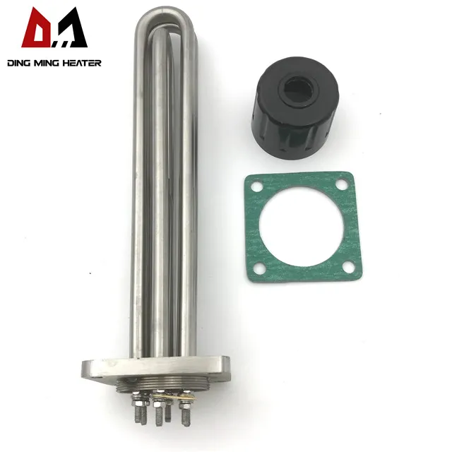 110v 220v 380v 400v 480v Stainless Steel Electric Resistance Tubular Rod Immersion Heater For Water Or Oil Heating