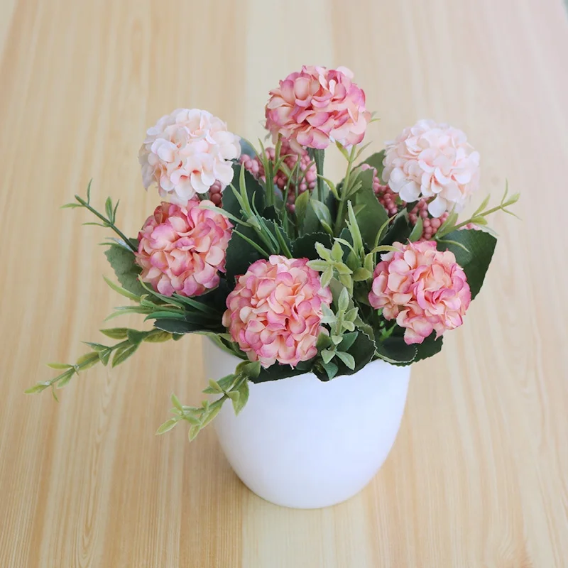 Cross border wholesale of rose potted plants living room home decorations plastic green plants simulated flower ornaments