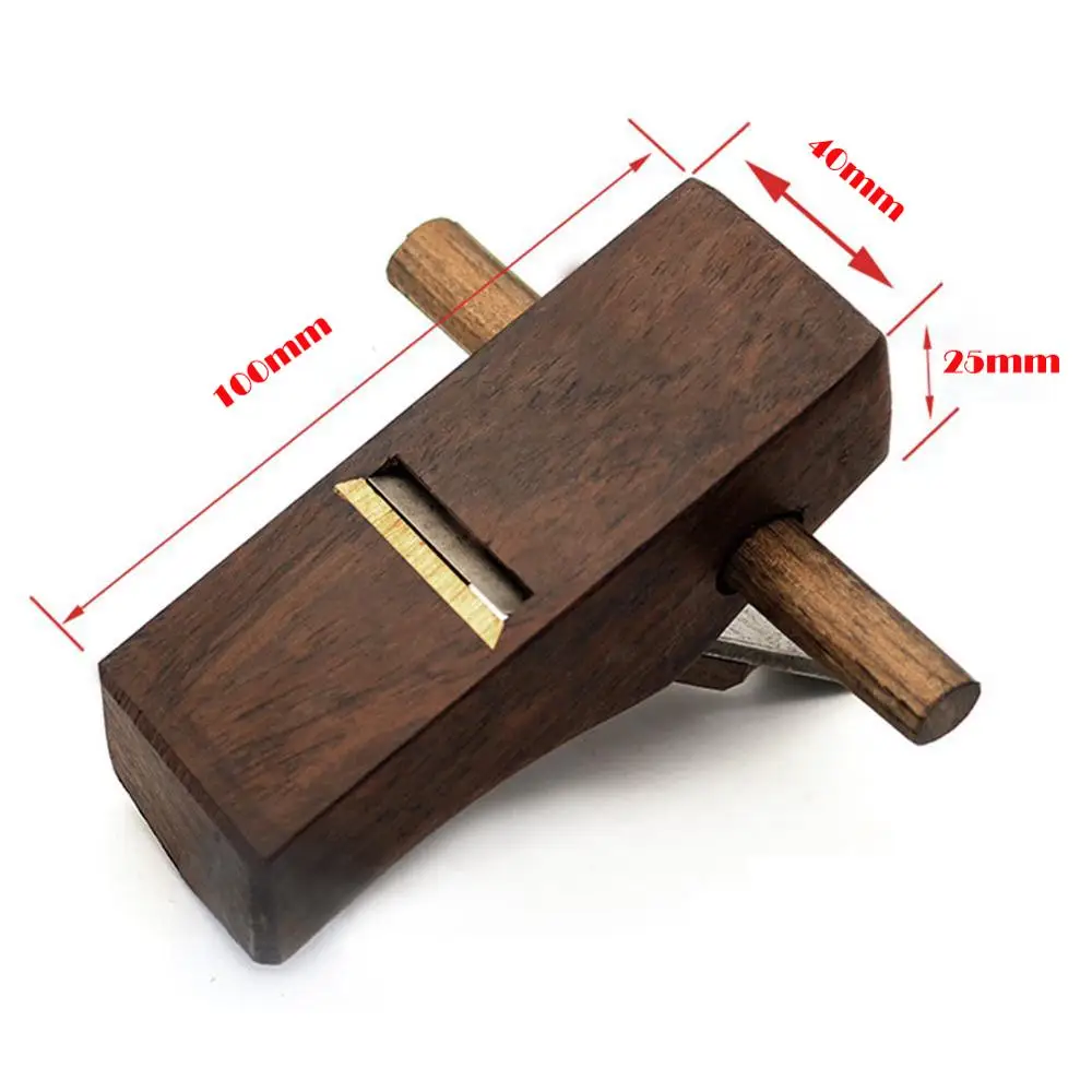 
100mm MINI Ebony Hand Plane Wood Edge Plane Carpenter Tools Planer Garden Woodworking Flat Planer 