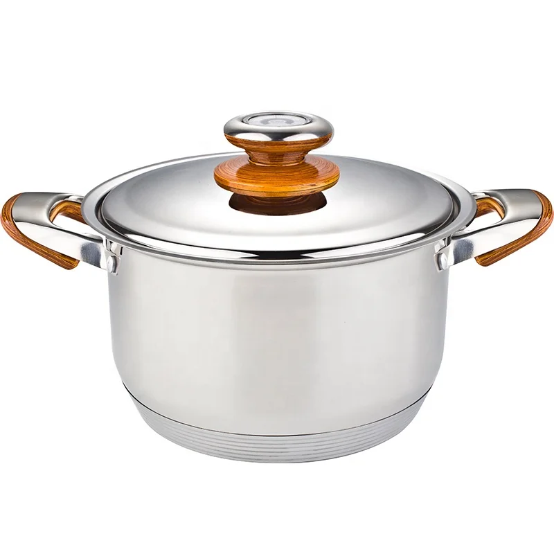 Оптовая продажа, Высококачественная посуда из нержавеющей стали, кастрюля, ручки, набор посуды