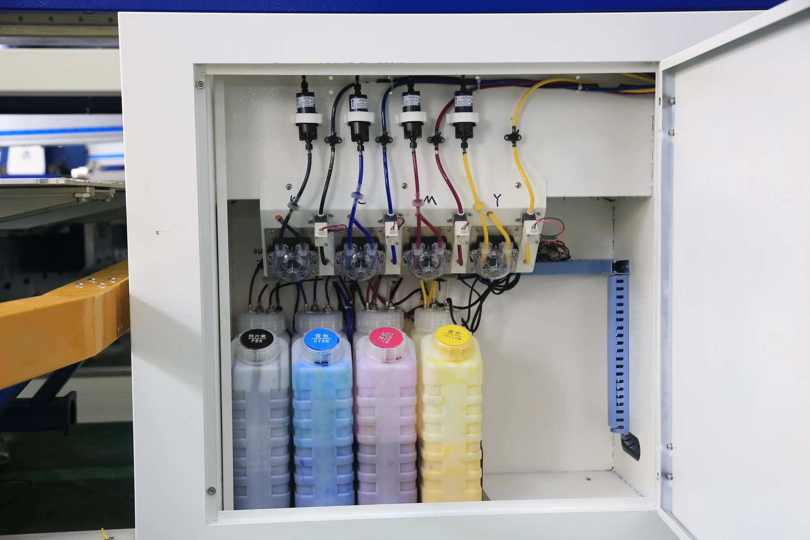 Textile T-shirt 10 RICOH Heads Automatic Screen Printing Machine Digital Printer Hybrid Combination Printing