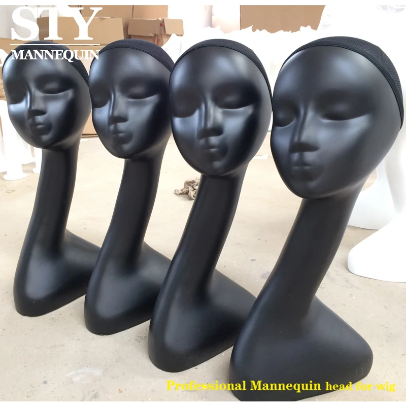 mannequin for wig display Hot Sale mannequin for jewelry wig display Realistic Female mannequin head
