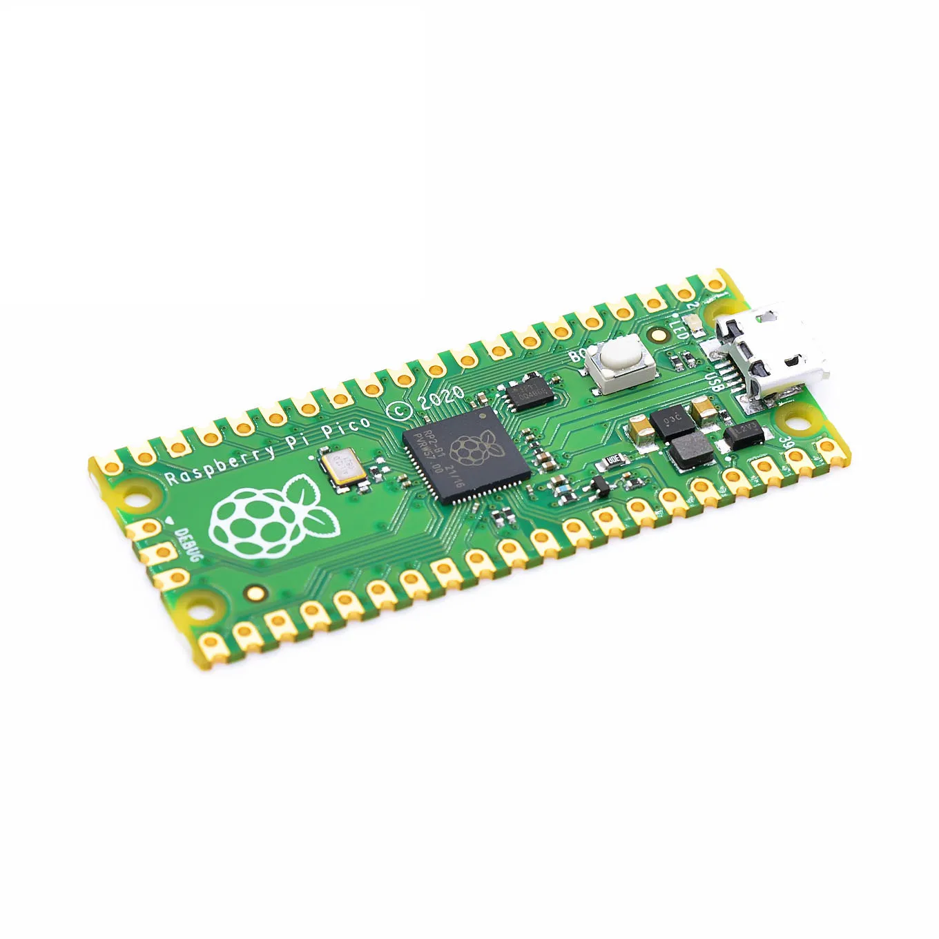 Raspberry Pi Pico Board RP2040 TYPE-C / MICRO Dual-Core 264KB ARM Low-Power Microcomputers High-Performance Cortex-M0+ Processor
