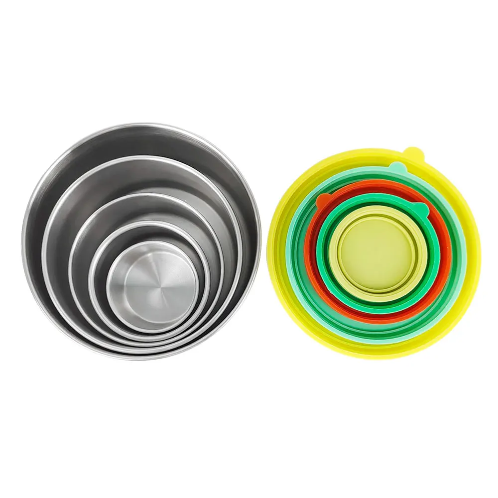 Leakproof Food container reusable kitchen food containers stainless steel snack containers jam jar lunch box