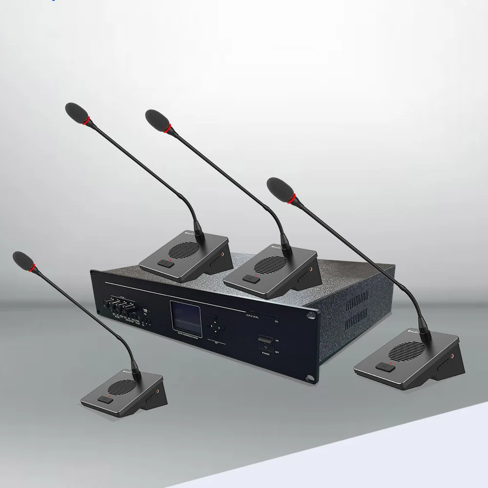 HUAIN wired digital conference discussion system chairman delegate unit with high quality loudspeaker
