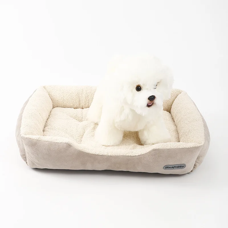 Comfortable And Soft High Quality 1.05kg Anti-Skid Mat Square Warm Calm Sleeping Safe Pet Nest Cat And Dog Mat Bed