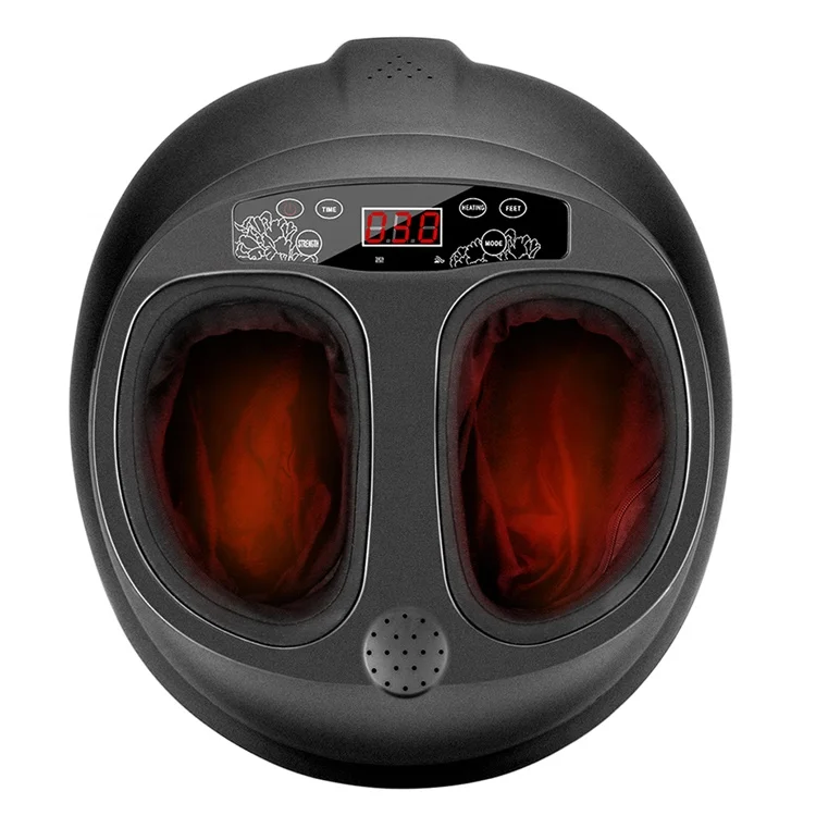 2021 High-Intensit 18 Heads Reflexology Vibration 3D Kneading Deep Rolling Heated SPA Cushion Machine Shiatsu Foot Massager