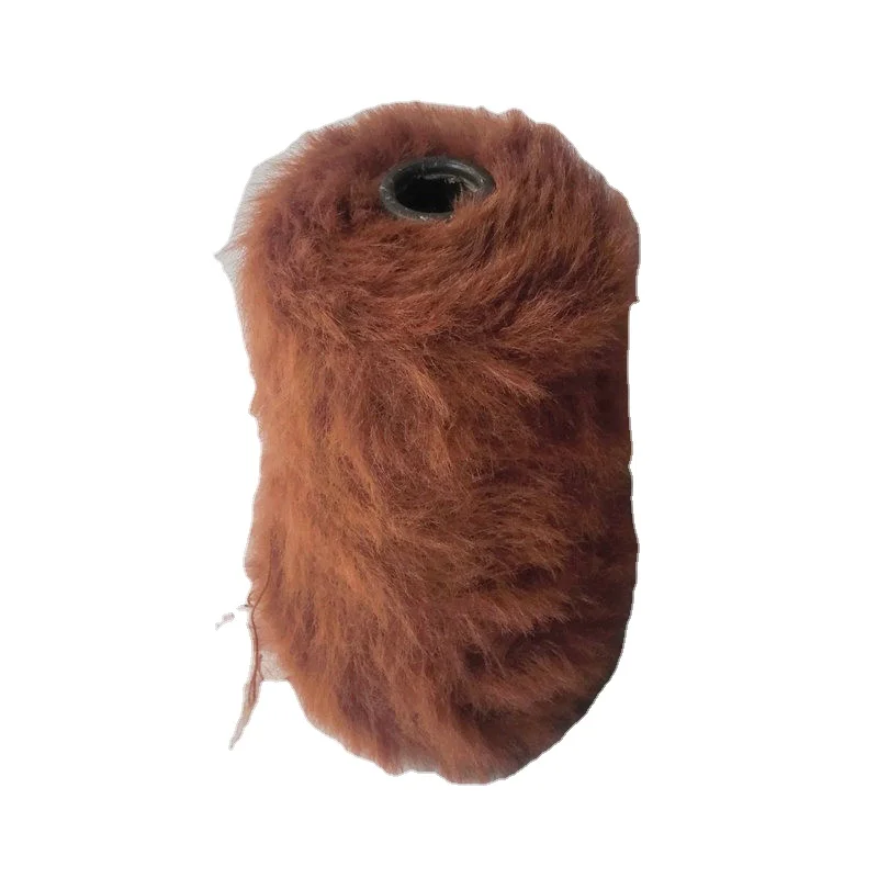 
Manufacturer high quality mink fur imitate fancy yarn Multiple Colors Crochet For Knitting 