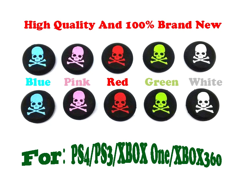 Silicone Game Handle Joystick Thumb Stick Grip Cap For Xbox One/360 PS3 PS4