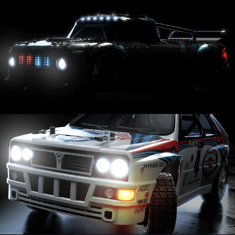 MJX Hyper Go 14301 2.4G 1/14 Rally Truck Truggy Buggy Drift Racing Alloy Metal Brushless High Speed Remote Control RC Car Model