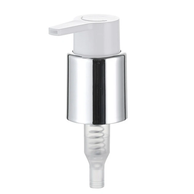 hot sale 24/410 aluminum lotion pump cover gold