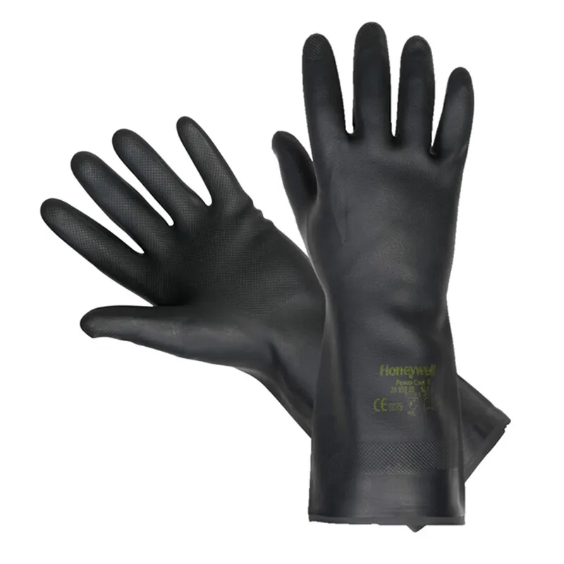 Honeywell Wholesale Durable Kitchen Cleaning  Chemical Defense Waterproof Rubber for Household Safety Long Latex neoprene gloves