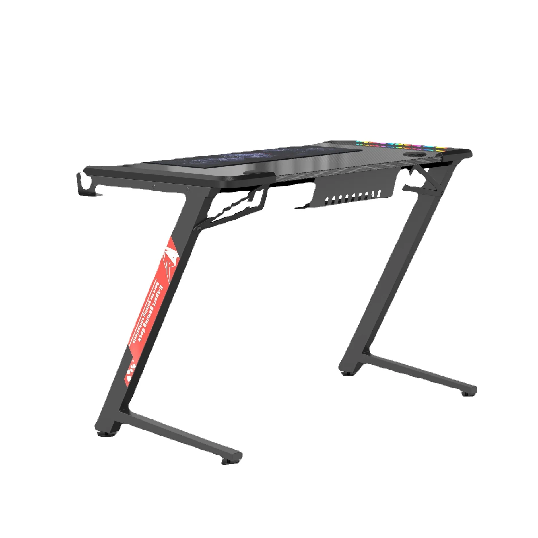 Custom Gaming Table with LED Lights PC Laptop Computer Gaming Desk