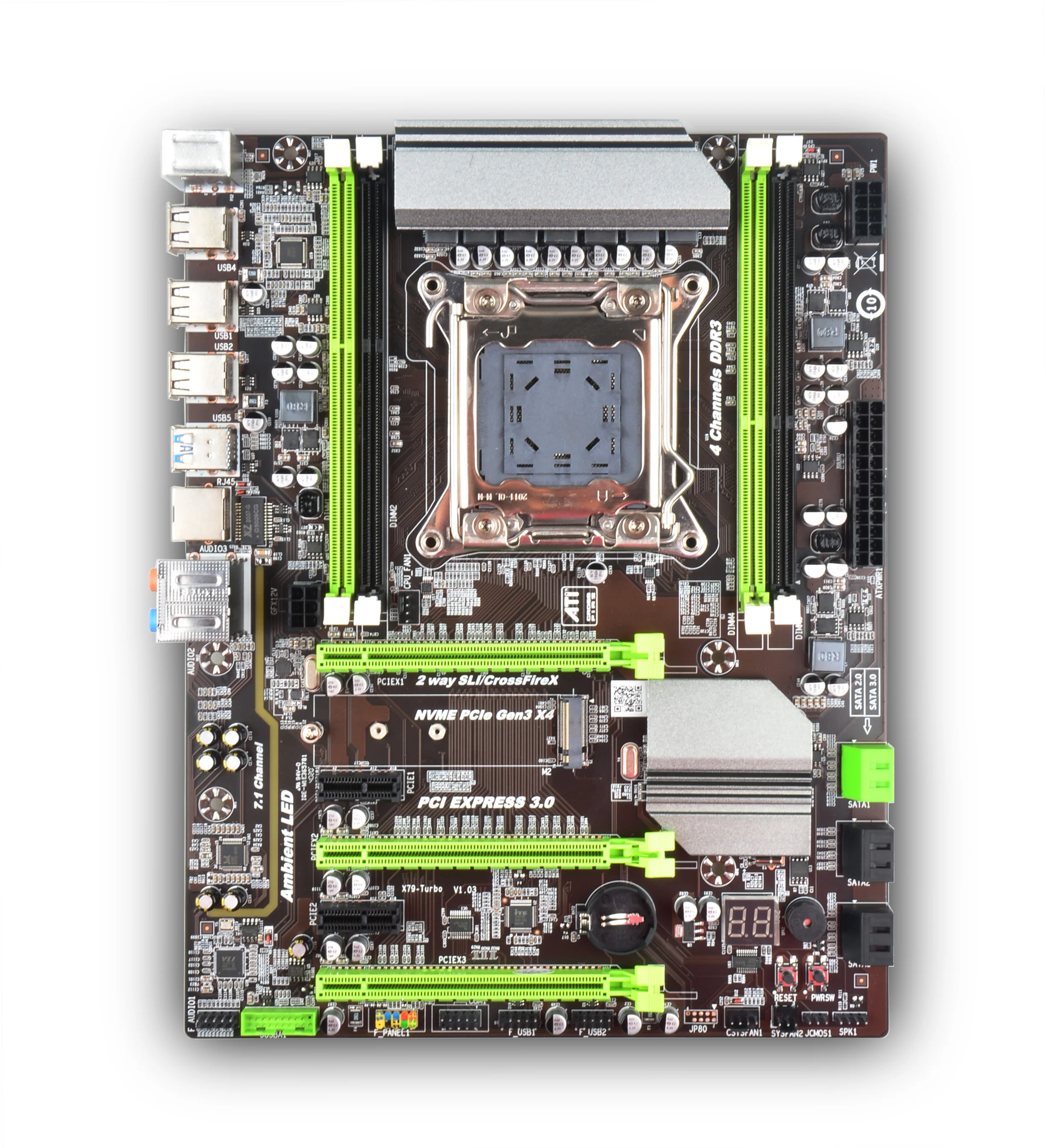  Комплект материнской платы X79 с LGA2011 комбо Xeon E5 2650 V2 CPU 16 Гб памяти Серверная оперативная