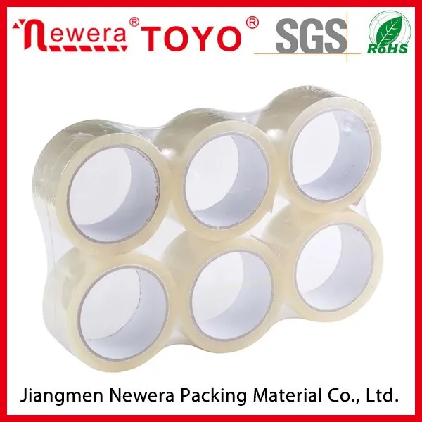 clear  hot sales high quality ISO adhesive tape for sealing free shipping