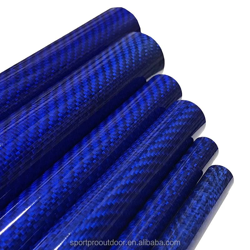 factory custom texture carbon tube 40mm 50mm speargun carbon fiber tube