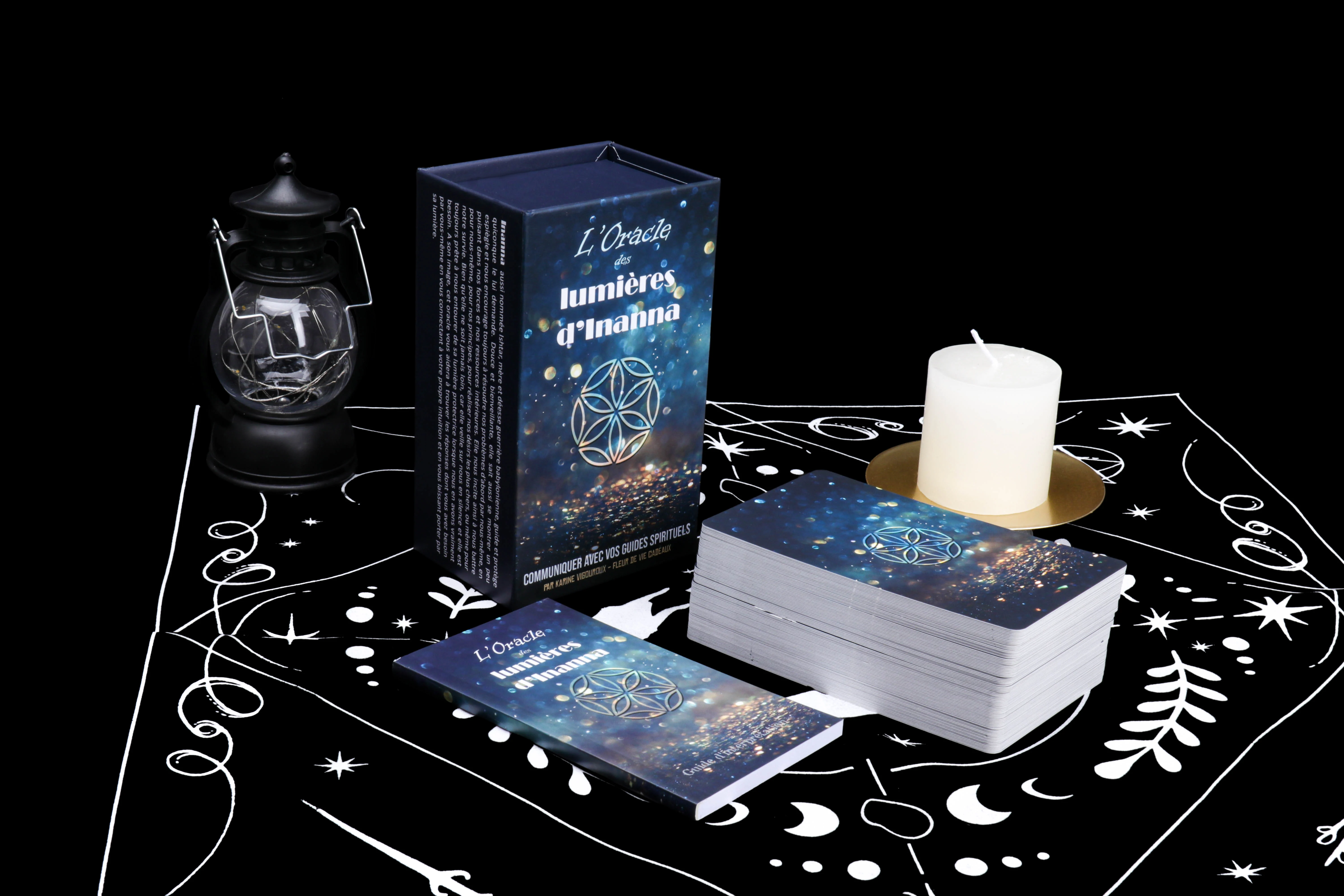Настраиваемые печатные карты 350gsm оракул колоды карточные игры Игральные Таро С путеводителем