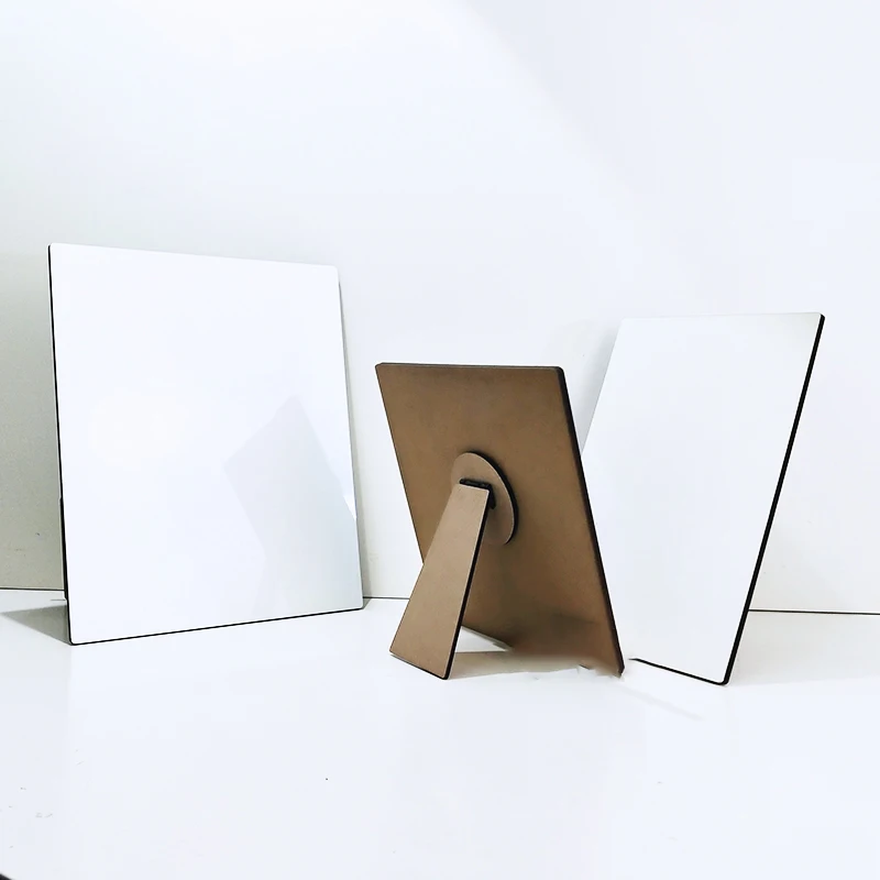 Sublimation MDF photo frame wooden photo panel Blank MDF tile for custom printing