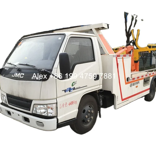 4x2 JMC RHD LHD 3 tons wrecker towing truck