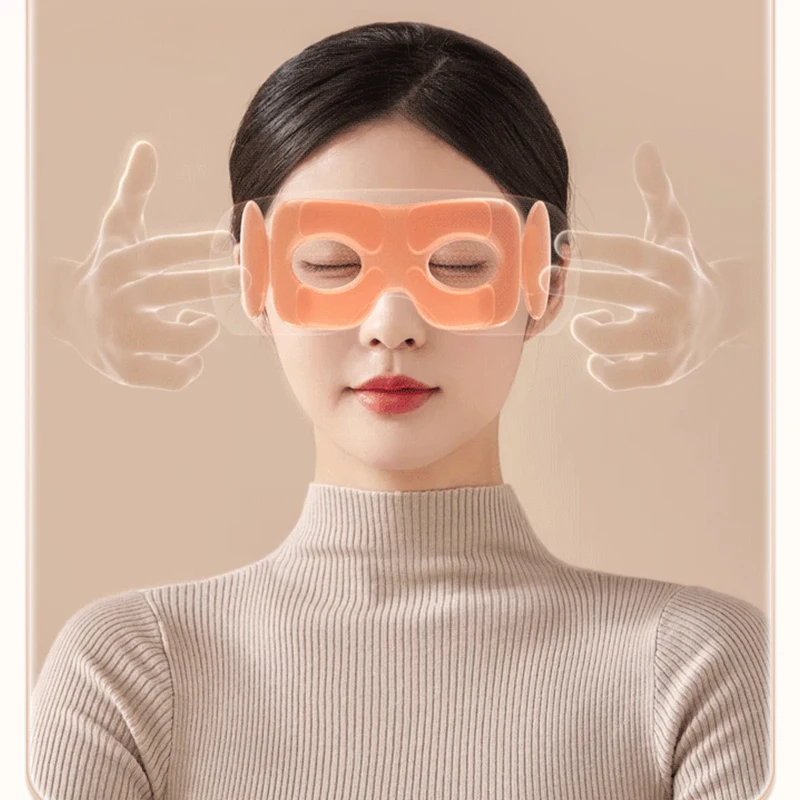 Wireless Eye Massager with Heat Compression Electric Eye Massage Equipment Vibrative Rechargeable Infrared Smart Eye Massager