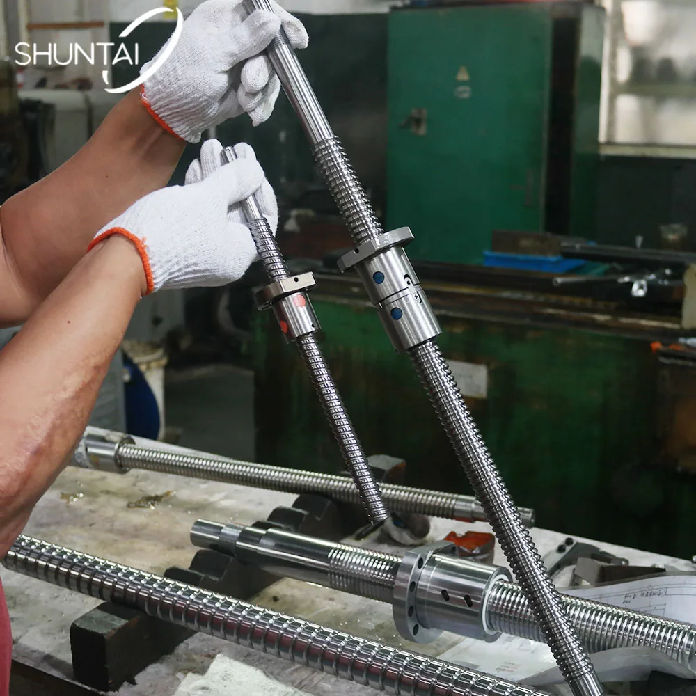 6mm 8mm 10mm 12mm 16mm 20mm 25mm 30mm Ground Ballscrew 1605 Ball Screw China SFK0802 SFU DFU 1204 1605 2005 2010 2505 3205 3210