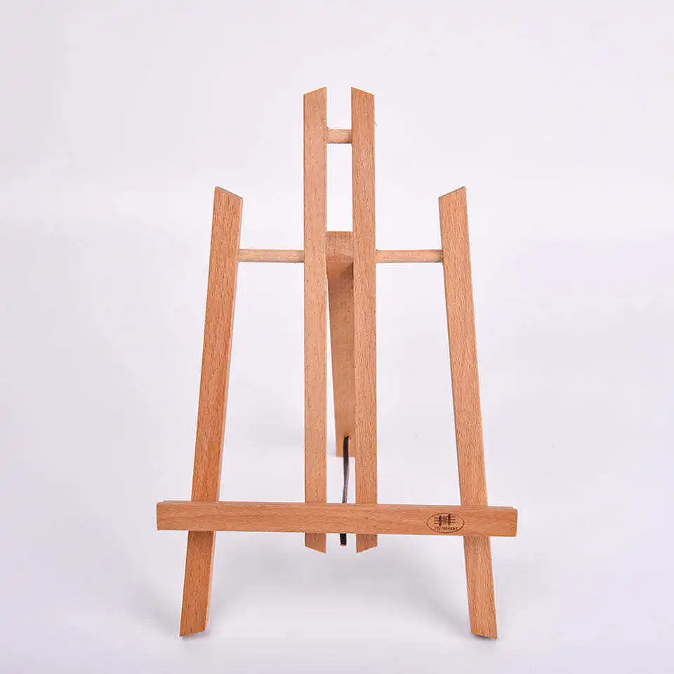 Wholesale Portable Small Tabletop Display Stand Canvas Holder Mini Wood Painting Easels