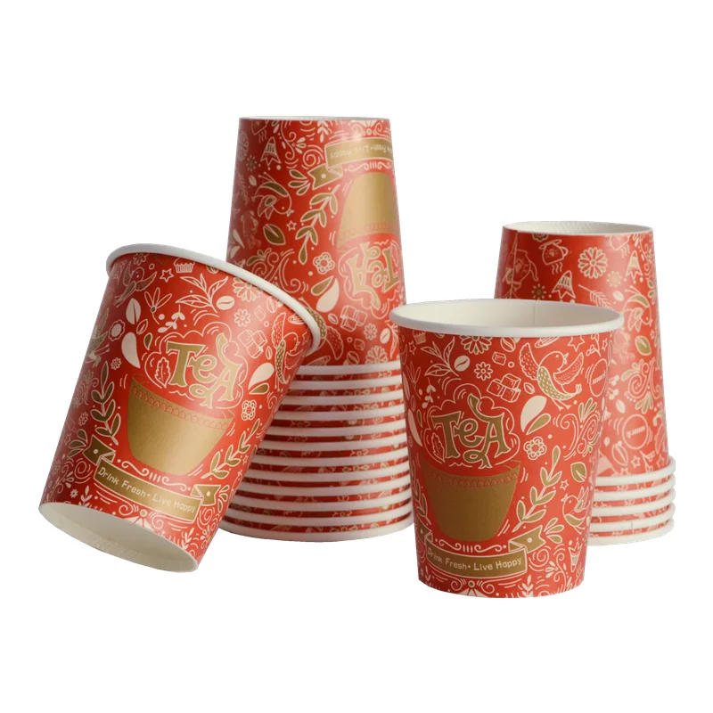 Cheap Factory Price Disposable Sanita Paper Cups 9 oz 100 Cups for Sale