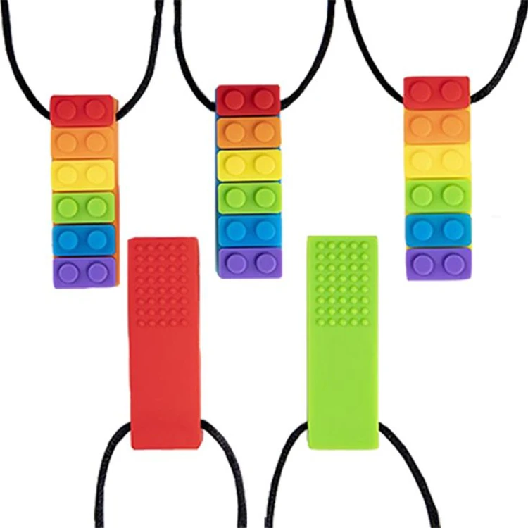 Wholesale Autism Sensory Chew Necklace Safe Durable