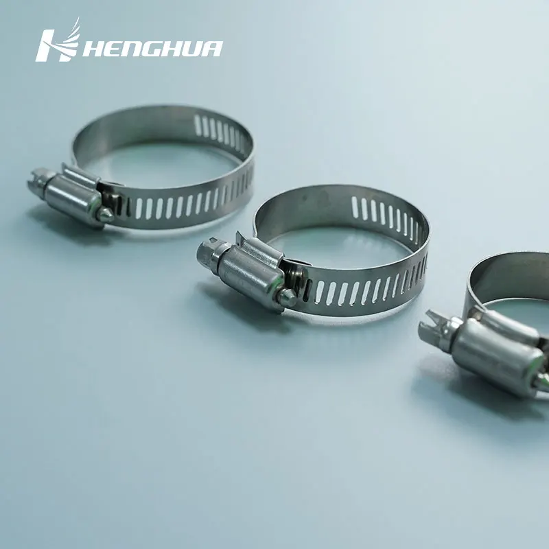 Factory Price 316 Stainless Steel Quick Release Hydraulic Heavy Duty Pipe Clamp 1/4 American Hose Clip Hose Clamp