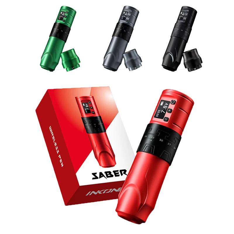 Professional Wireless Tattoo Machine Powerful Coreless Motor Digital Display Tattoo Gun For Artist