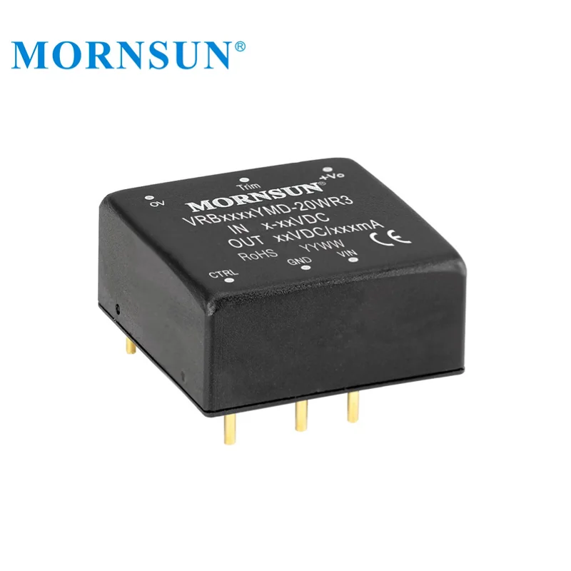 Mornsun VRB4803YMD-20WR3 Сверхширокий вход 20 Вт 36 ~ 75VDC вход 54 В 48 В до 3,3 В 20 Вт DC понижающий преобразователь
