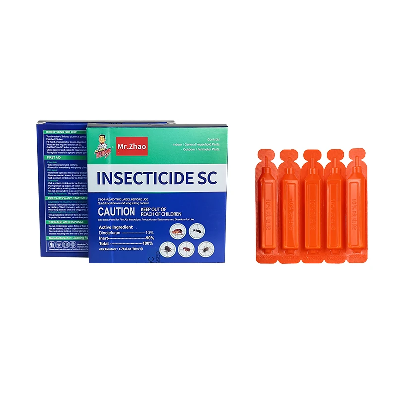 Mr.Zhao China Manufacture 10% Dinotefuran Suspension Concentrate Insecticide Pest Control Kills Bedbug Fly Flea Ant Cockroach