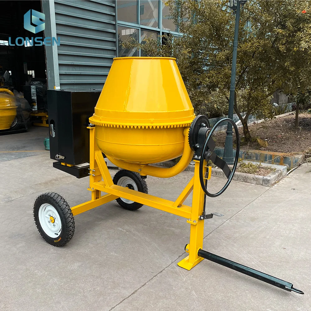 500L cement mixer gasoline powered concrete mixer 500 litre