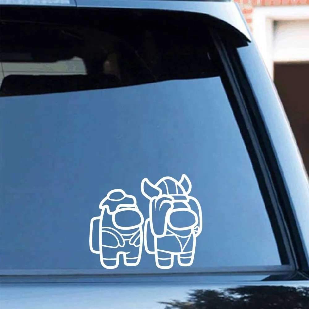 Popular sell custom PVC car sticker decal with transfer film