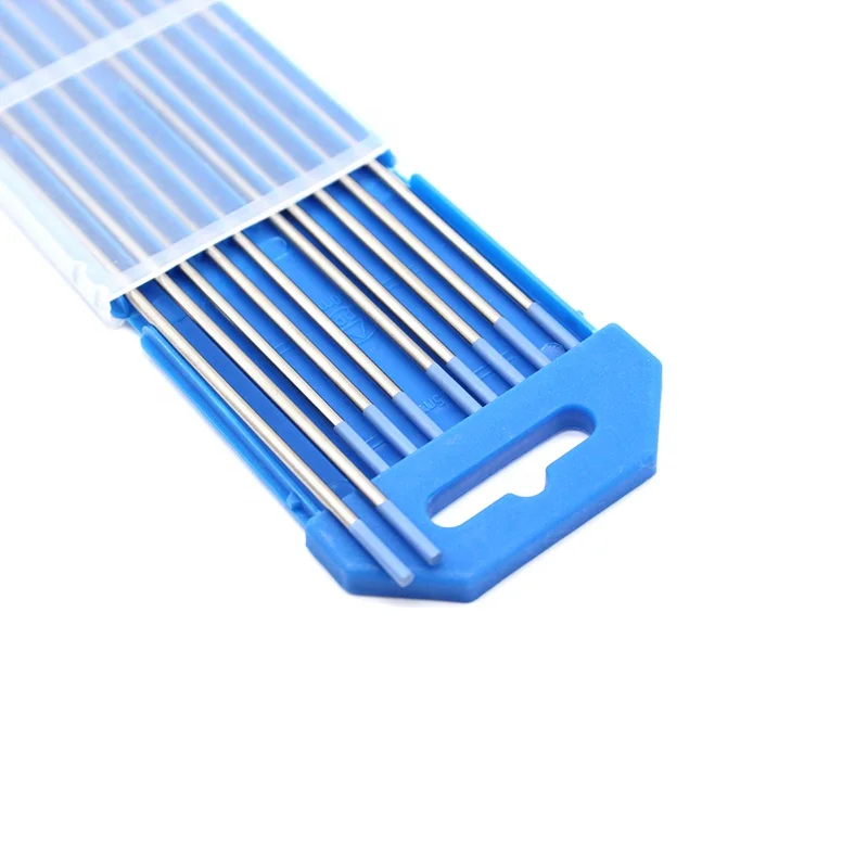 Вольфрамовые электроды для сварки TIG, 2% лантанат, 3/32 дюйма x 7 дюймов, небесно-голубой цвет, WL20, 10 шт.