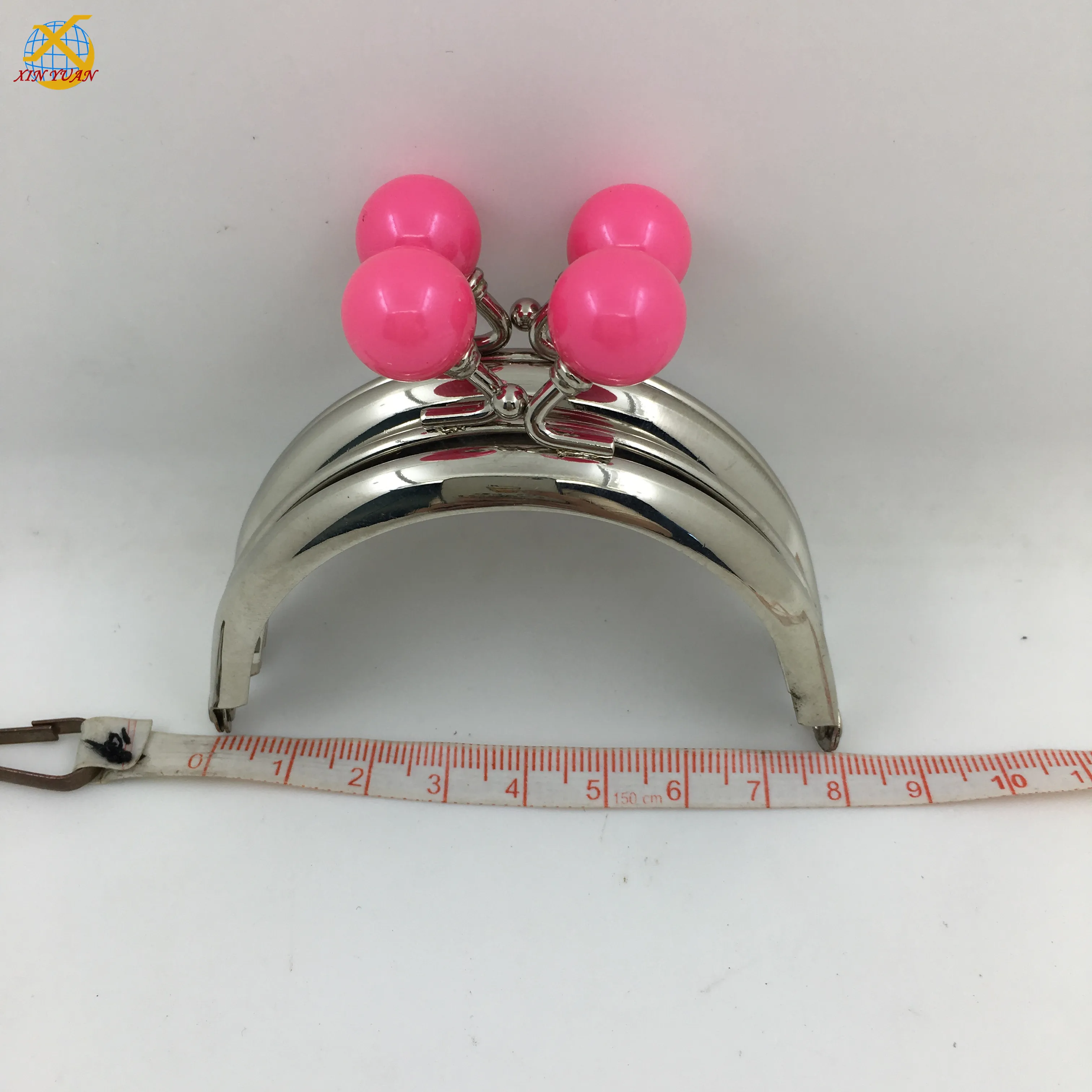 Popular 8*4.5cm Glue in Purse Frame Bag Frame Metal