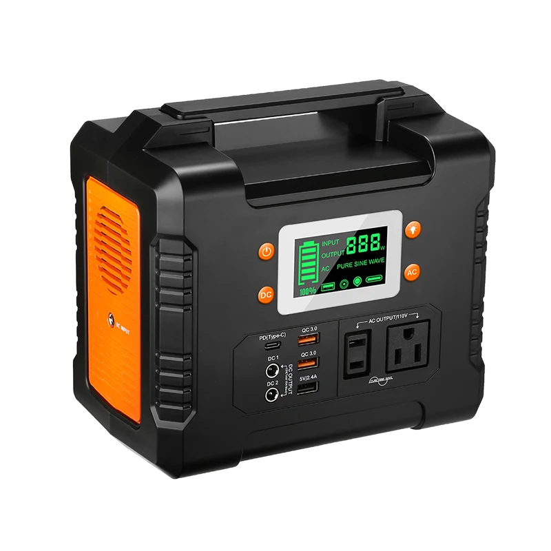 Factory 300Wh Portable Power Station Solar Energy for Outdoor Activity Sport Hunting Shooting Camping Hiking Journey Party