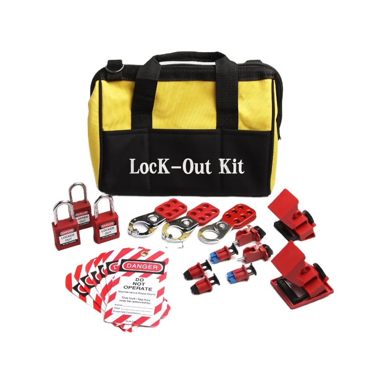 Industrial Personal Safety Breaker Lockout Tool Bag Kit