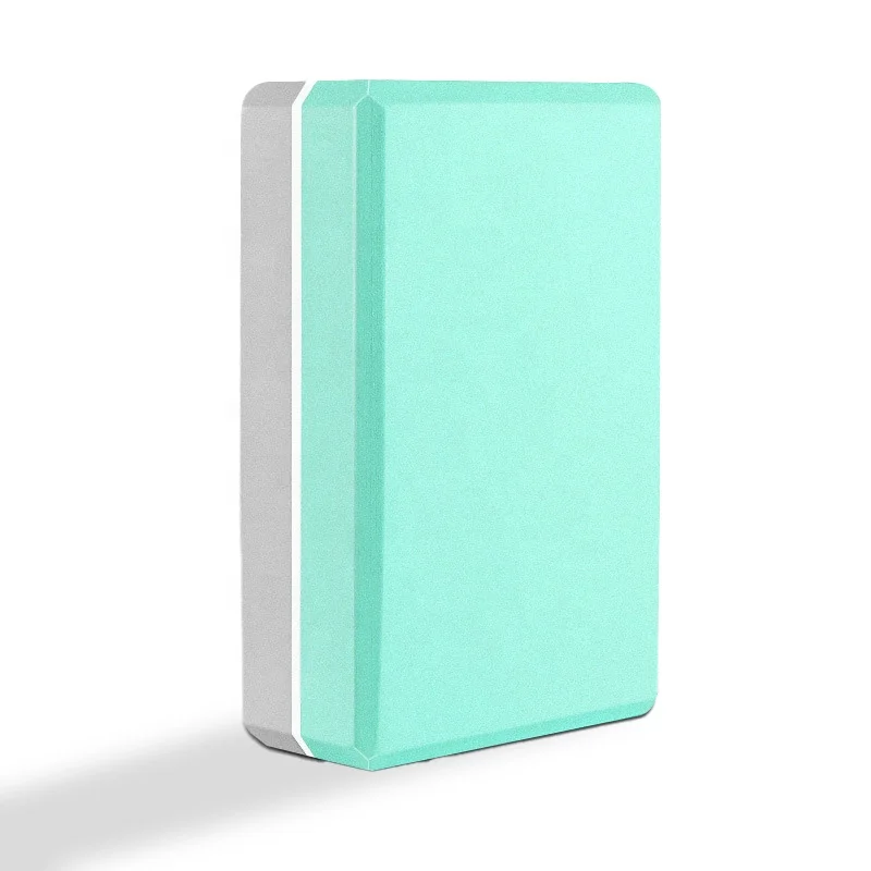 Two-color Yoga Block Non-Slip Surface Premium Foam Blocks Yoga Accessories for Fitness Stretching Toning