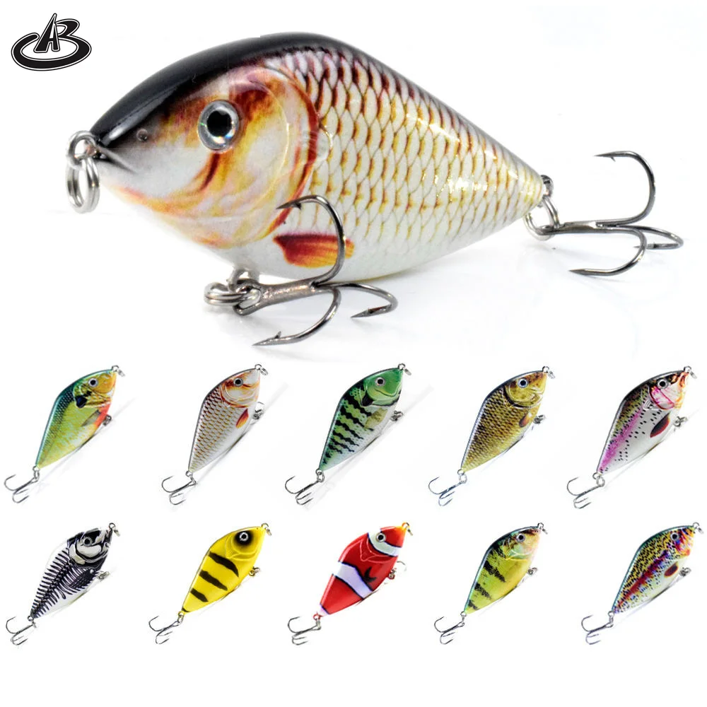 Sinking Minnow Fishing Lure Bait 70mm 14.5g Fake Lures Pike Slide Jerkbait Wobblers