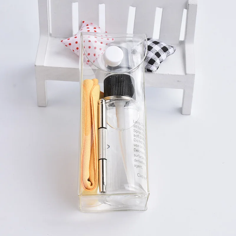 2022 Wholesale 30ml Eyeglasses Optical Glasses Screwdriver Three-piece CleaningTools Kit Eyewear Cleaning Set for Repairing