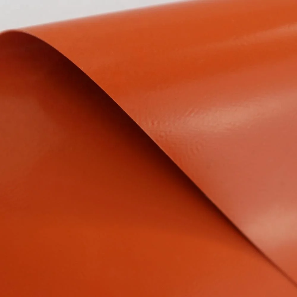 Doble sided Silicone cotad Fabric for unclear Safty Fence