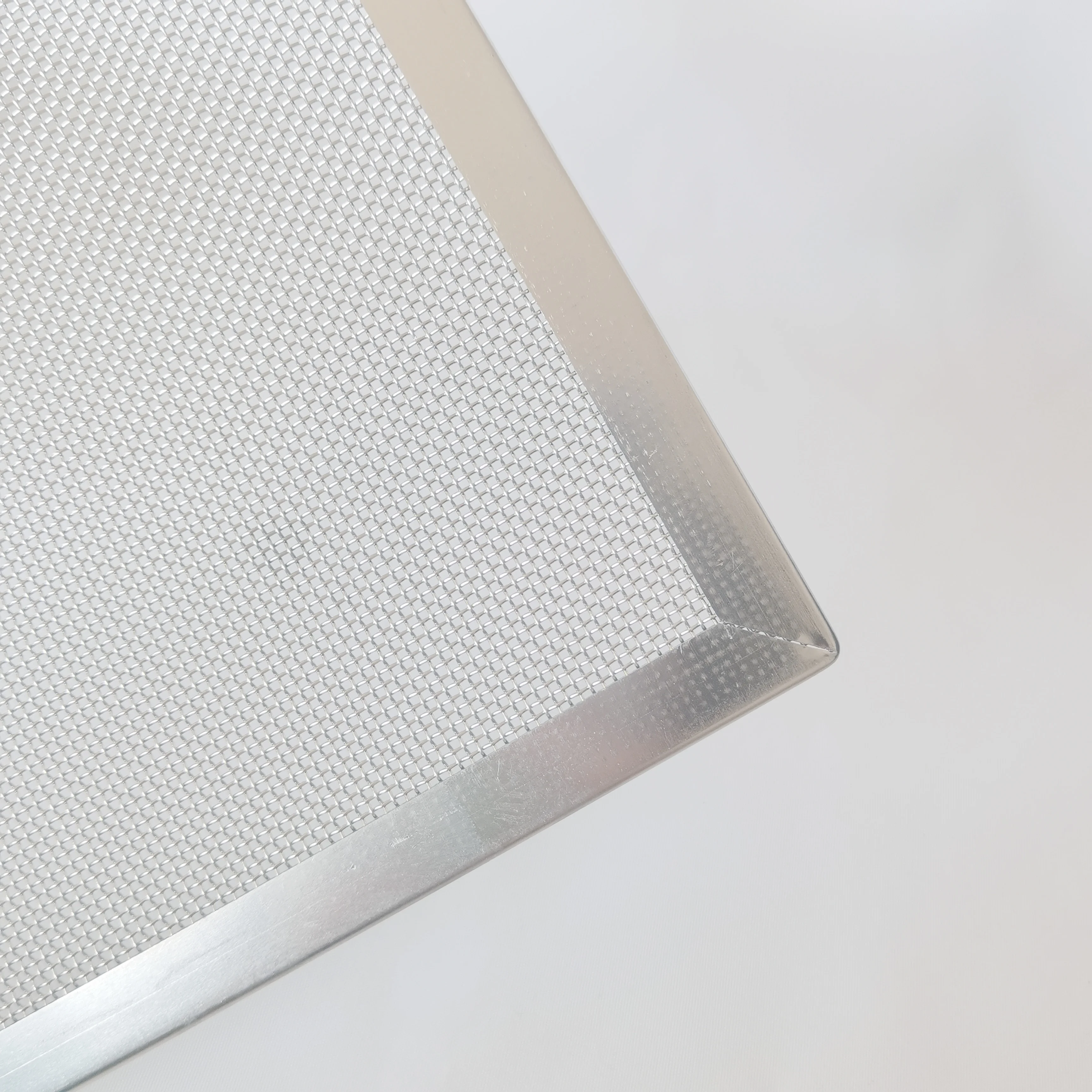 Factory custom 304 316l stainless steel square filter mesh multi-layer edge air tank particle dust oil mist filter mesh