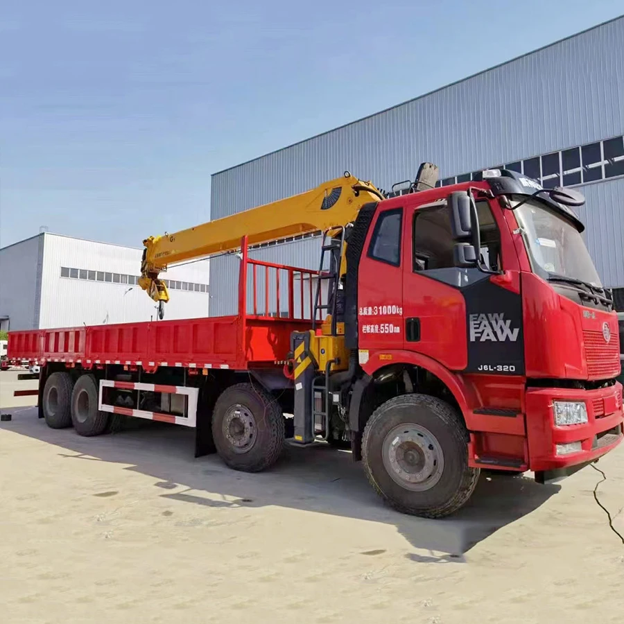 5ton 3.2ton Mini Small Truck Mounted Telescopic Boom Hydraulic Model Mini Truck Mounted Crane