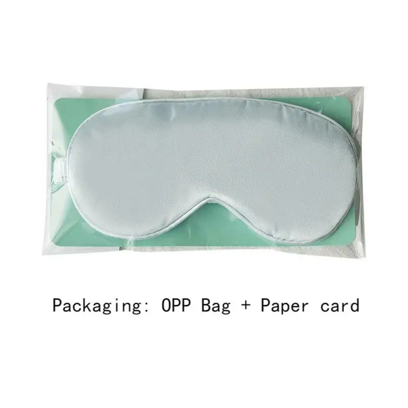 OEM/ODM Wholesale 100% Organic Satin Silk Eye Mask Personalized Night Sleep Soft Eye Masks