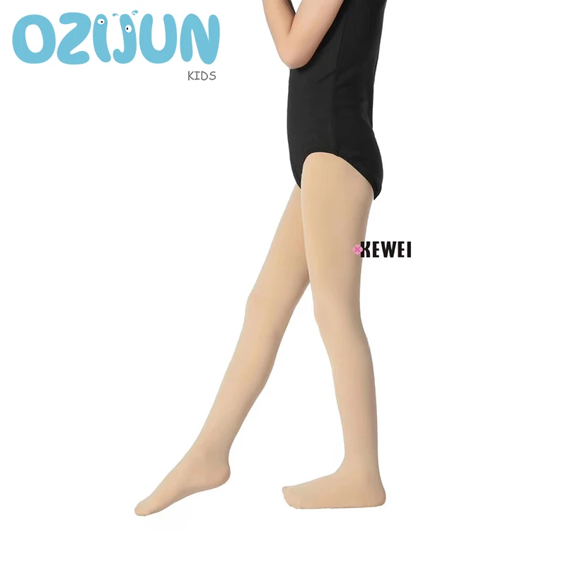 
Baby Girls Nylon Ballet Dance Pantyhose white Dance Wear dance tights for girls Solid Color nude children girls stockings Kids 