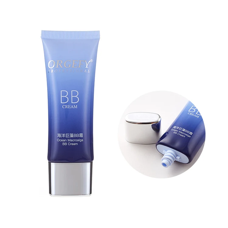 30g BB cream tube luxury oval PE foundation soft cosmetic packaging tube Plastic PE tubes manufacturer