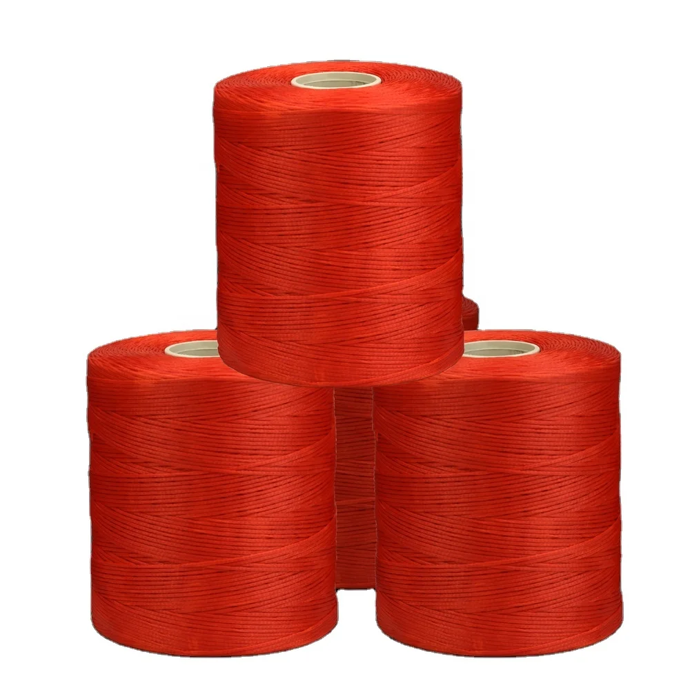 manufacturers industrial 0.8 mm 1.0 mm polyester waxed sewing wax thread